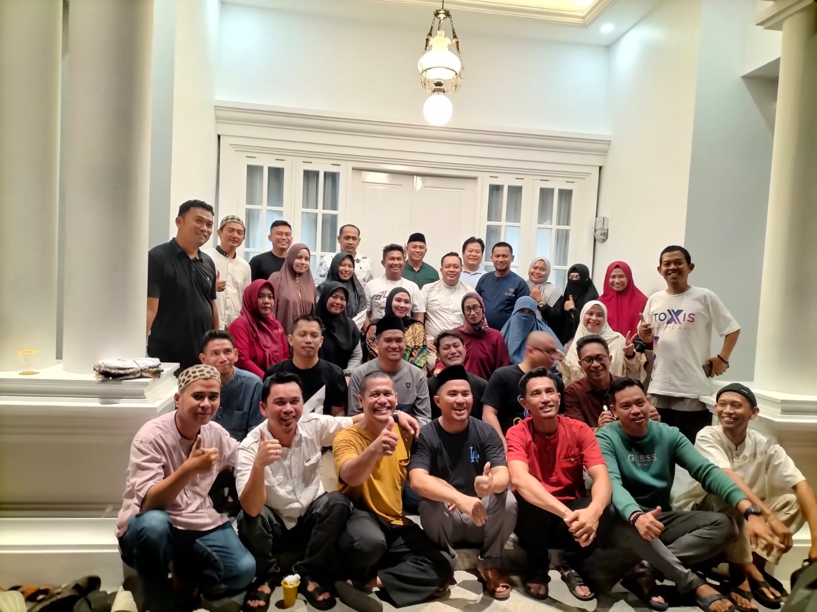 Bangun Komunikasi, Bacaleg Parepare Hadiri Open House Muhammad Hatta