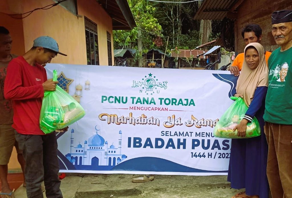 PCNU Tana Toraja Salurkan Bantuan Sembako Untuk Kaum Dhuafa
