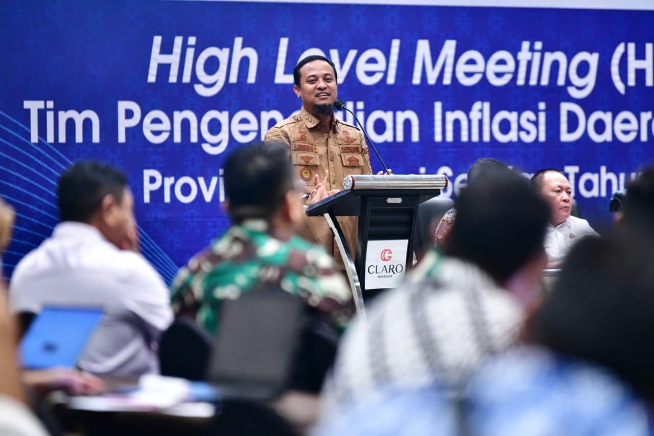 HLM TPID Sulsel 2023, Gubernur Andi Sudirman Sampaikan Enam Arahan Pengendalian Inflasi