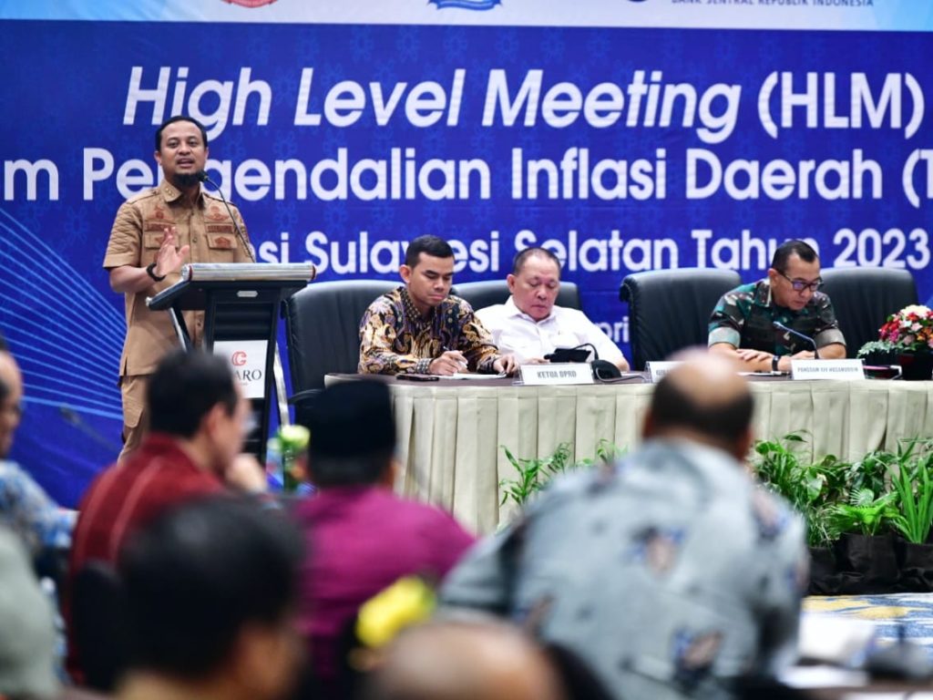 HLM TPID Sulsel 2023, Gubernur Andi Sudirman Sampaikan Enam Arahan Pengendalian Inflasi
