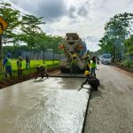 Ruas Burung-burung – Bili-bili Gowa Kini Progres Tahap Rabat Beton
