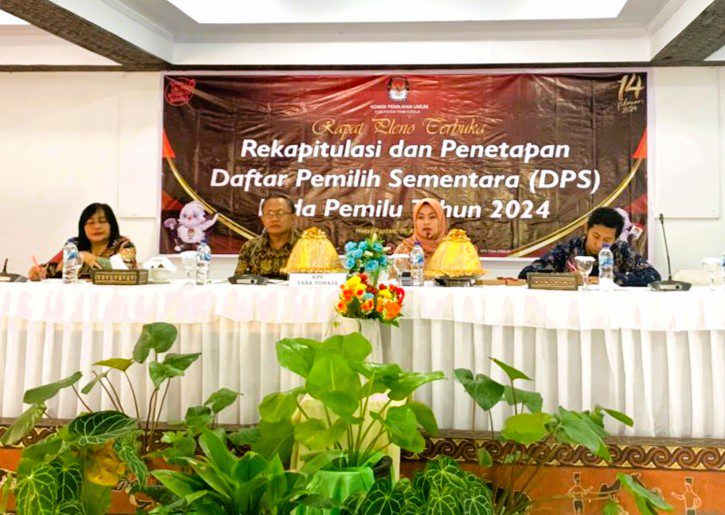 KPU Tana Toraja Tetapkan 198.878 Daftar Pemilih Sementara