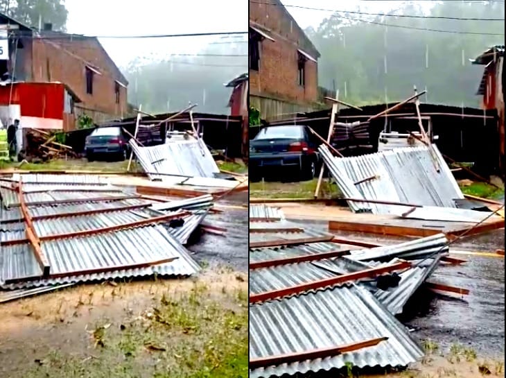 Diterjang Angin Kencang, Atap Rumah Warga di Toraja Utara Berterbangan