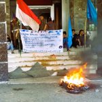 Demo Warga Simbuang-Mappak, Kantor Bupati Tana Toraja Dilempari Lumpur