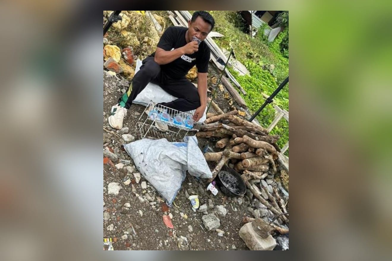 Kesederhanaan Kadis Pertanian Bone Andi Asman, Masak Air Menggunakan Kayu Bakar