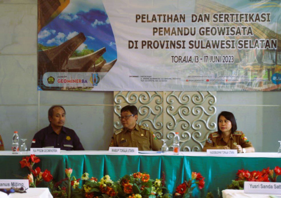 Wabup Toraja Utara Buka Pelatihan Pemandu Geowisata