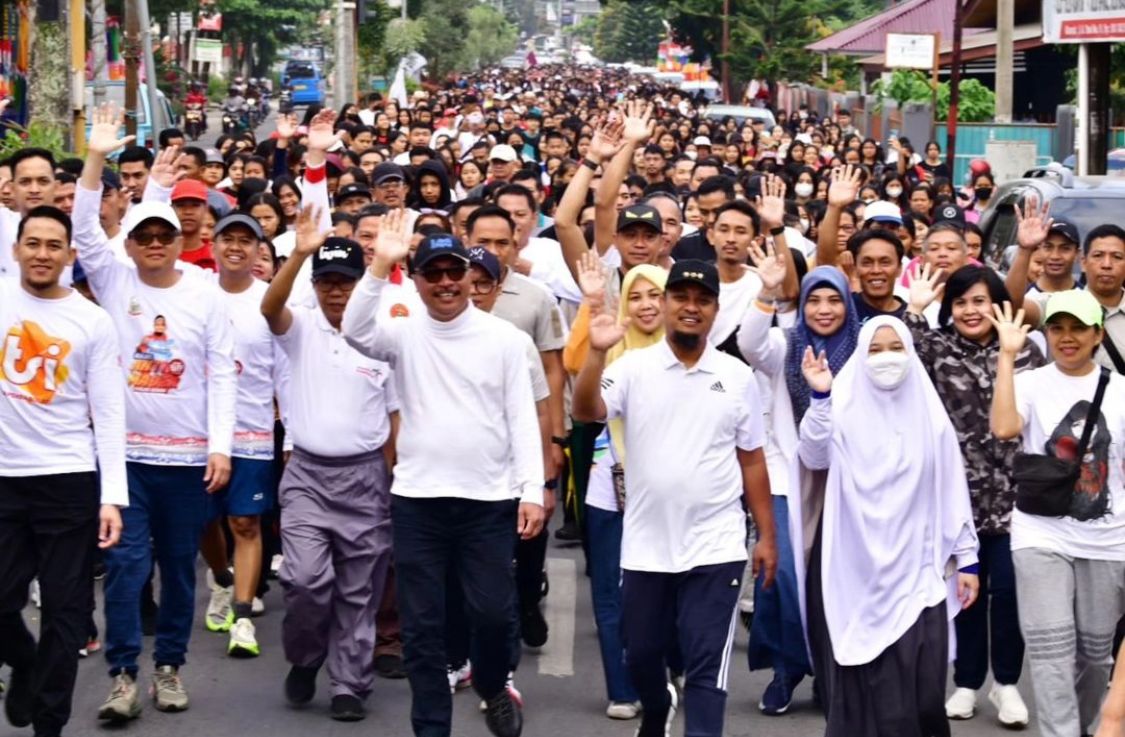 Gerakan Anti Mager Toraja Utara, Bertabur Hadiah serta Berbagi untuk Korban KKB Papua