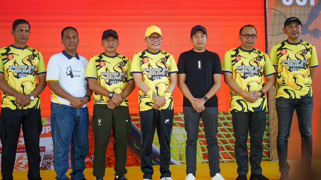 Wali Kota Parepare Buka Turnamen Tenis, Taufan : Jaga Sportifitas!