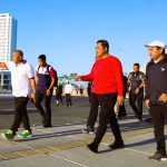 Pj Gubernur Jalan Pagi Bersama Pejabat OPD dan Anggota DPRD Sulsel
