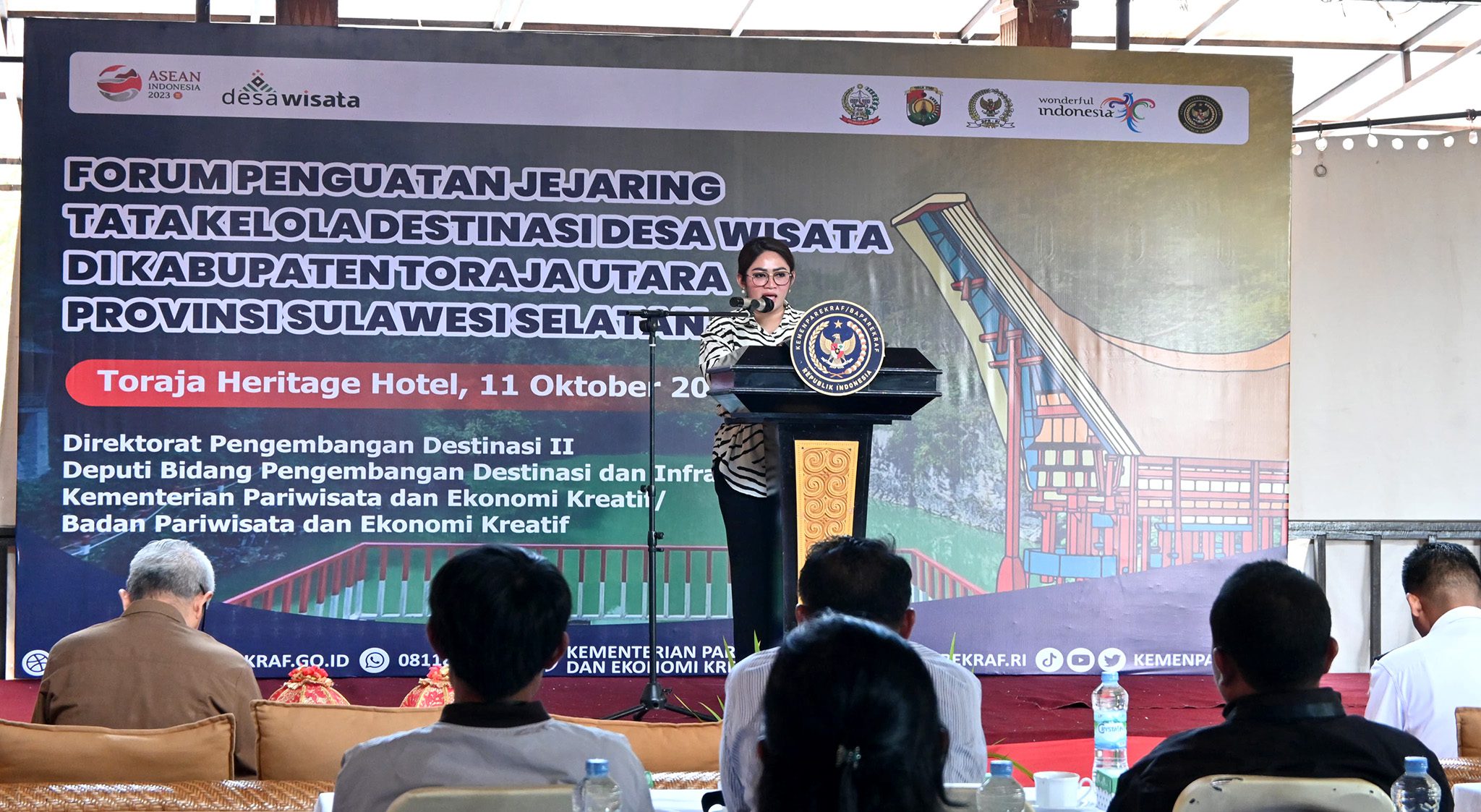 Eva Stevany Rataba Gandeng Kemenparekraf RI Perkuat Tata Kelola Destinasi Desa Wisata di Toraja Utara 3 Eva Stevany Rataba Gandeng Kemenparekraf RI Perkuat Tata Kelola Destinasi Desa Wisata di Toraja Utara