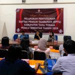 KPU Tana Toraja Gelar Rakor Progres Pelaporan DPTb