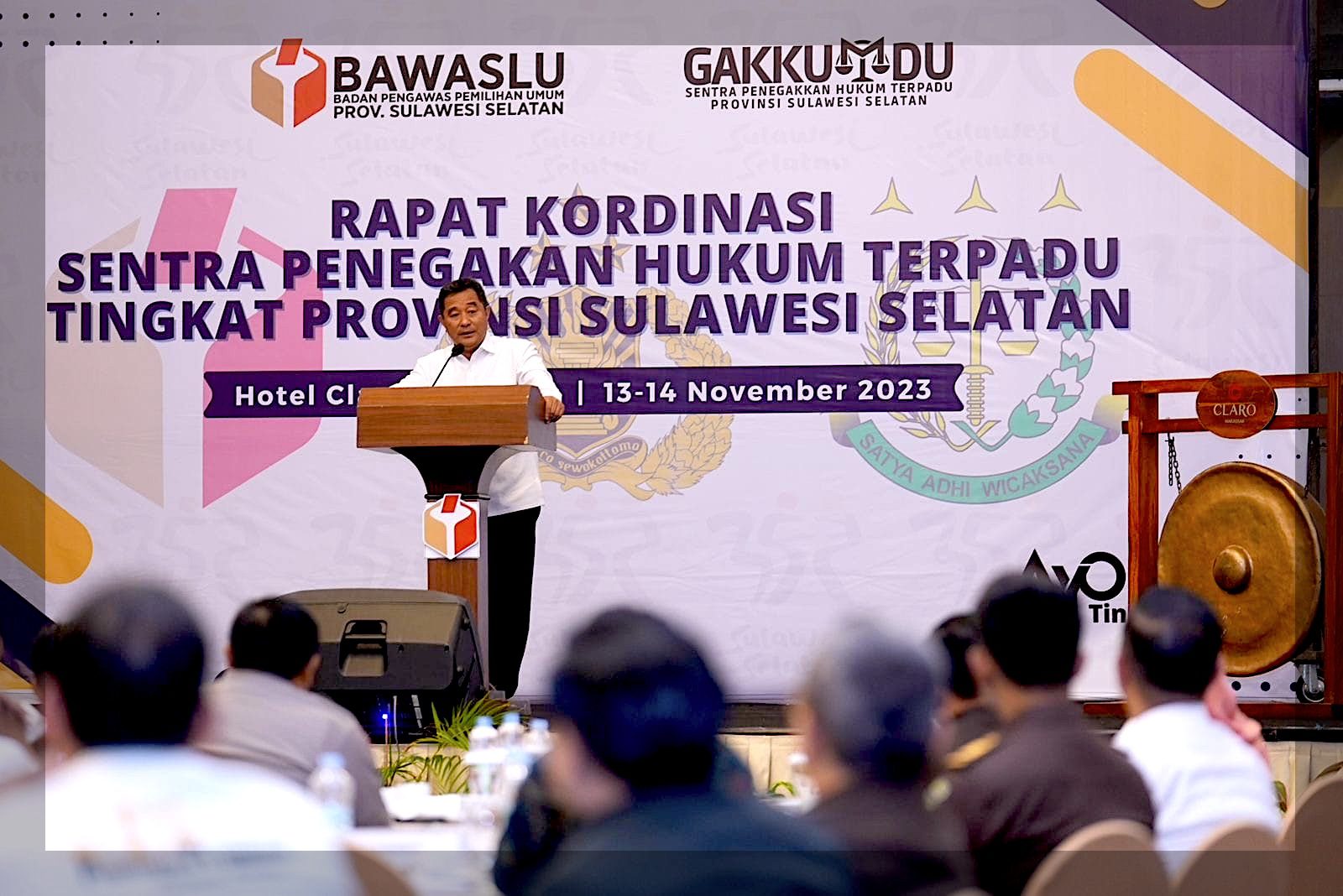 Forkopimda dan Bawaslu Sulsel Komitmen Tegakkan Gakkumdu di Pemilu 2024