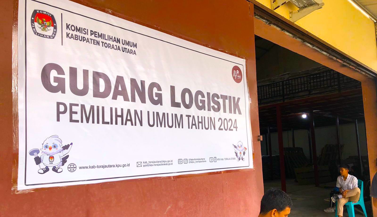 Logistik Kotak Suara 3.782 Lembar Diterima KPU Toraja Utara
