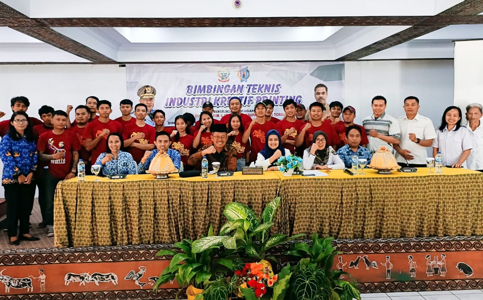 JRM Dorong Anak Muda Toraja Buka Industri Kreatif Printing