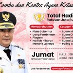 Pemprov Sulsel Buka Pendaftaran Lomba dan Kontes Ayam Ketawa Gubernur Cup 2023