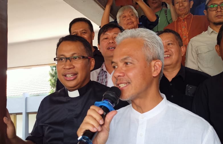 Dikunjungi Ganjar-Gibran, Ketua BPS Geraja Toraja : Kami Netral dan Independen