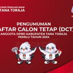 KPU Umumkan 279 DCT DPRD Tana Toraja dalam Pemilu 2024