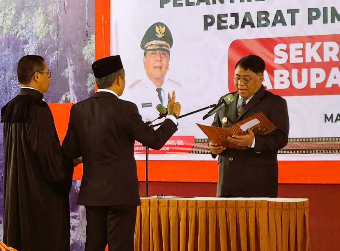 Sah, dr Rudhy Andi Lolo Resmi Dilantik Jadi Sekda Tana Toraja
