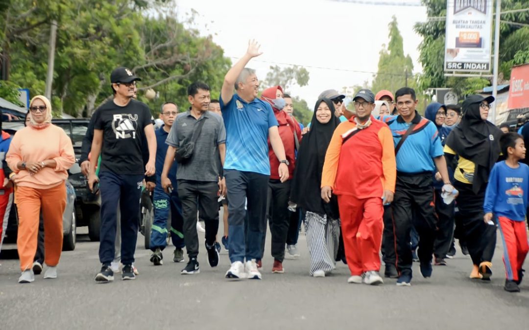 Disdikbud Bersama PGRI Sukses Laksanakan Jalan Sehat