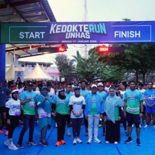 Ketua DPRD Sulsel Lepas Kedokteran Run Dies Natalis Ke-68 Fakultas Kedokteran UNHAS