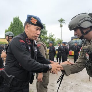 13 Bulan Bertugas di Papua, 19 Personil Batalyon B Pelopor Satbrimob Polda Sulsel Tiba di Parepare