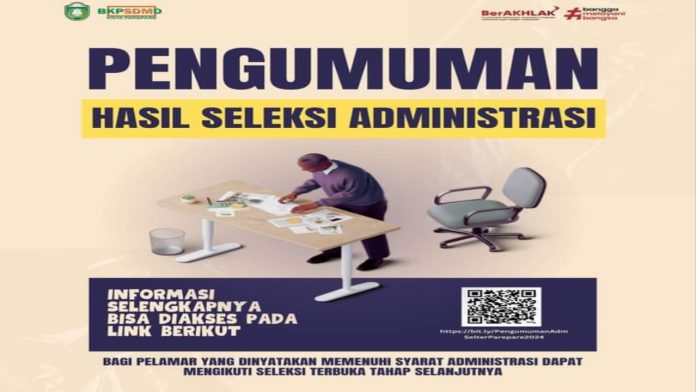 Ini Nama Pejabat Pemkot Parepare yang Lolos Seleksi Administrasi Selter Pengisian Jabatan Kadinsos dan Inspektorat 1 Ini Nama Pejabat Pemkot Parepare yang Lolos Seleksi Administrasi Selter Pengisian Jabatan Kadinsos dan Inspektorat