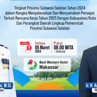 Bapplitbangda Sulsel Akan Menggelar Forum Perangkat Daerah