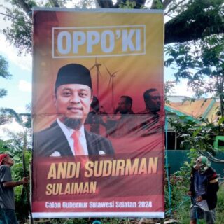 Baliho ‘Oppoki’ Andi Sudirman Sulaiman  Mulai Terpasang di Jeneponto