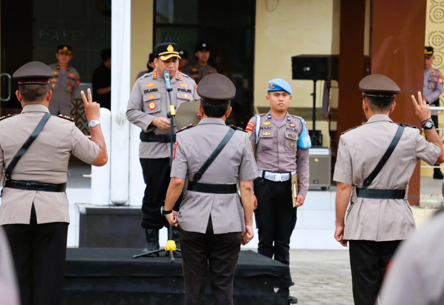Sertijab Polres Toraja Utara, Kabag Ops Dilantik Sebagai Wakapolres