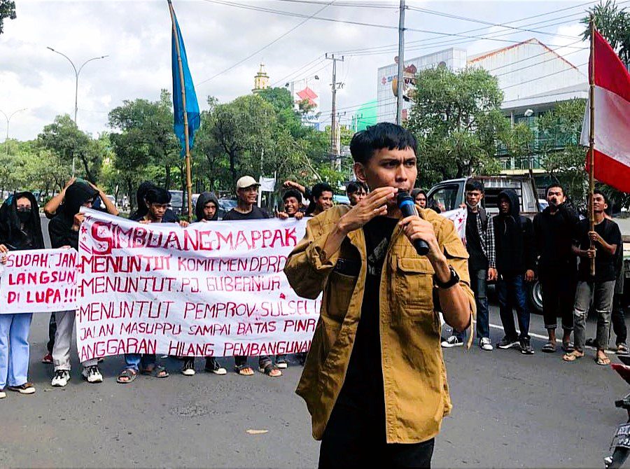 Dianggarkan di Era Andi Sudirman, PJ Gubernur Gagalkan Pembangunan Jalan Di Simbuang-Mappak, IPPEMSI Demo