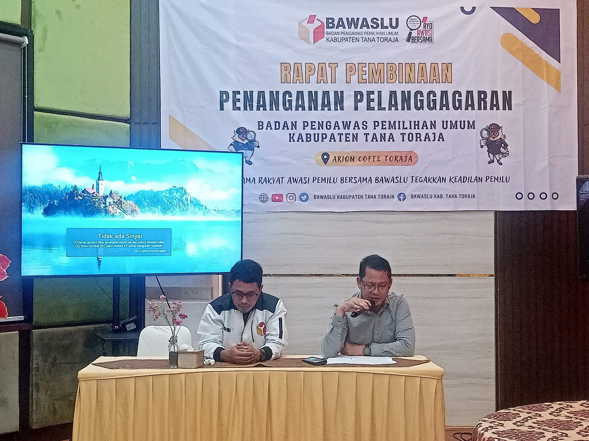 Jelang Pilkada, Bawaslu Tana Toraja Edukasi Panwascam Terkait Penanganan Pelanggaran