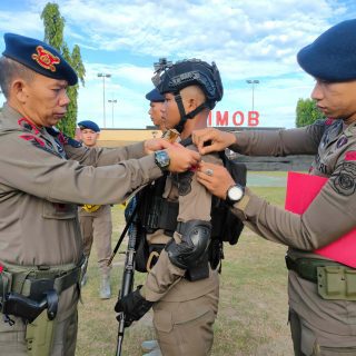 Pimpin Upacara Pembukaan Latihan dan Peningkatan Kemampuan Anti Anarki, Begini kata Kompol Ramli