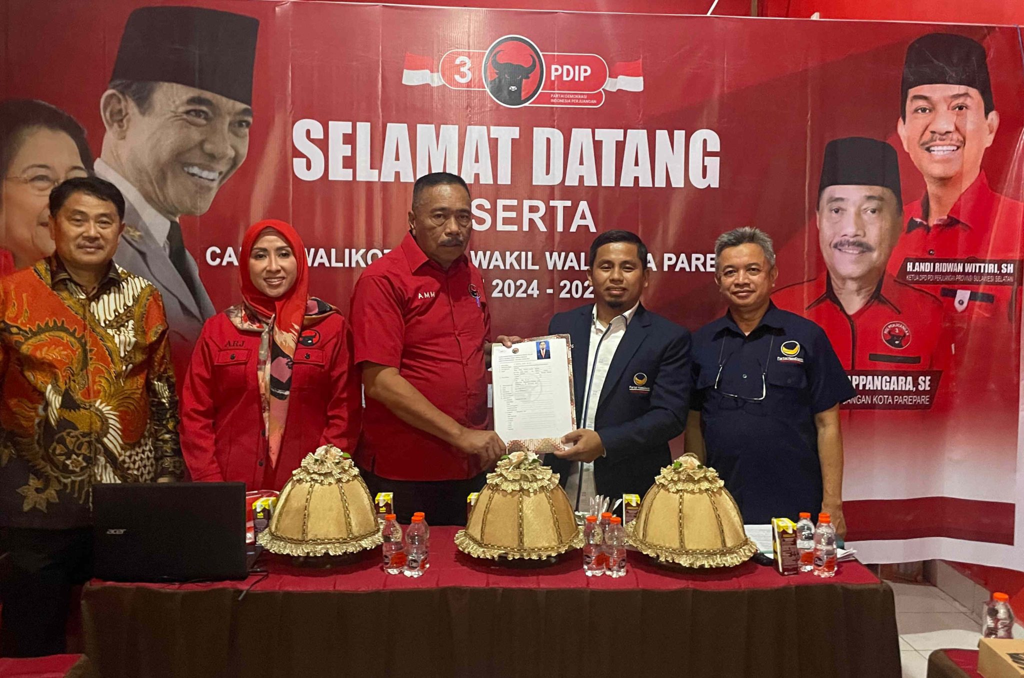 PDI Perjuangan Parepare Titip Program Pemerataan Pembangunan ke TSM