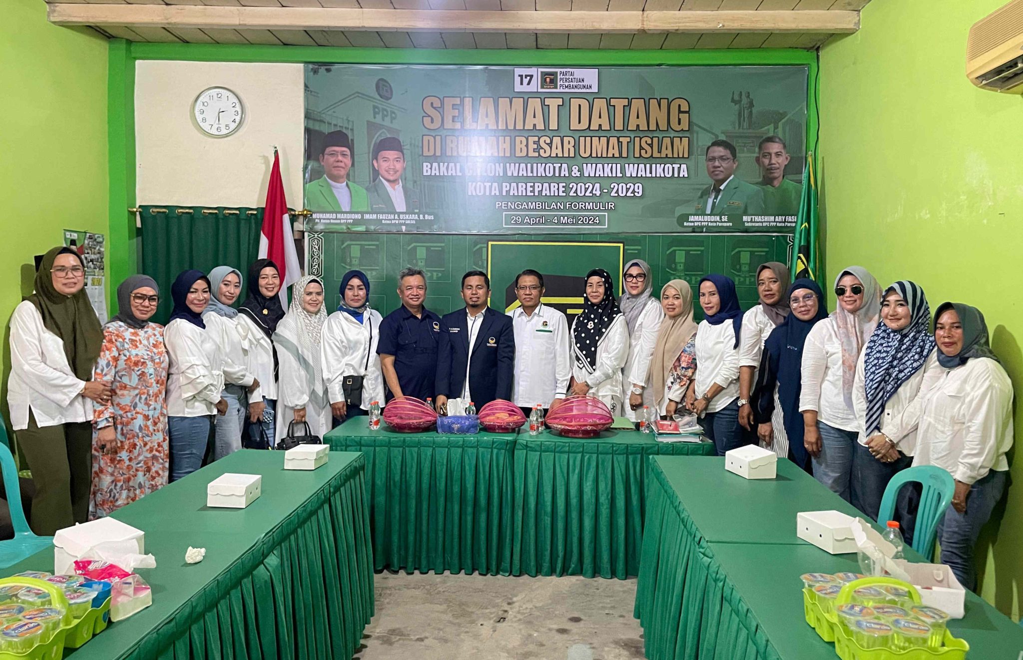 Dipimpin Fersi Asnita Agang Sattung, ‘Bestie’ Antar TSM Daftar di PPP dan PDIP