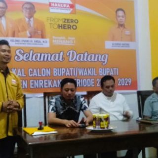 Hanura Dilirik Tiga Bacalon Bupati Enrekang