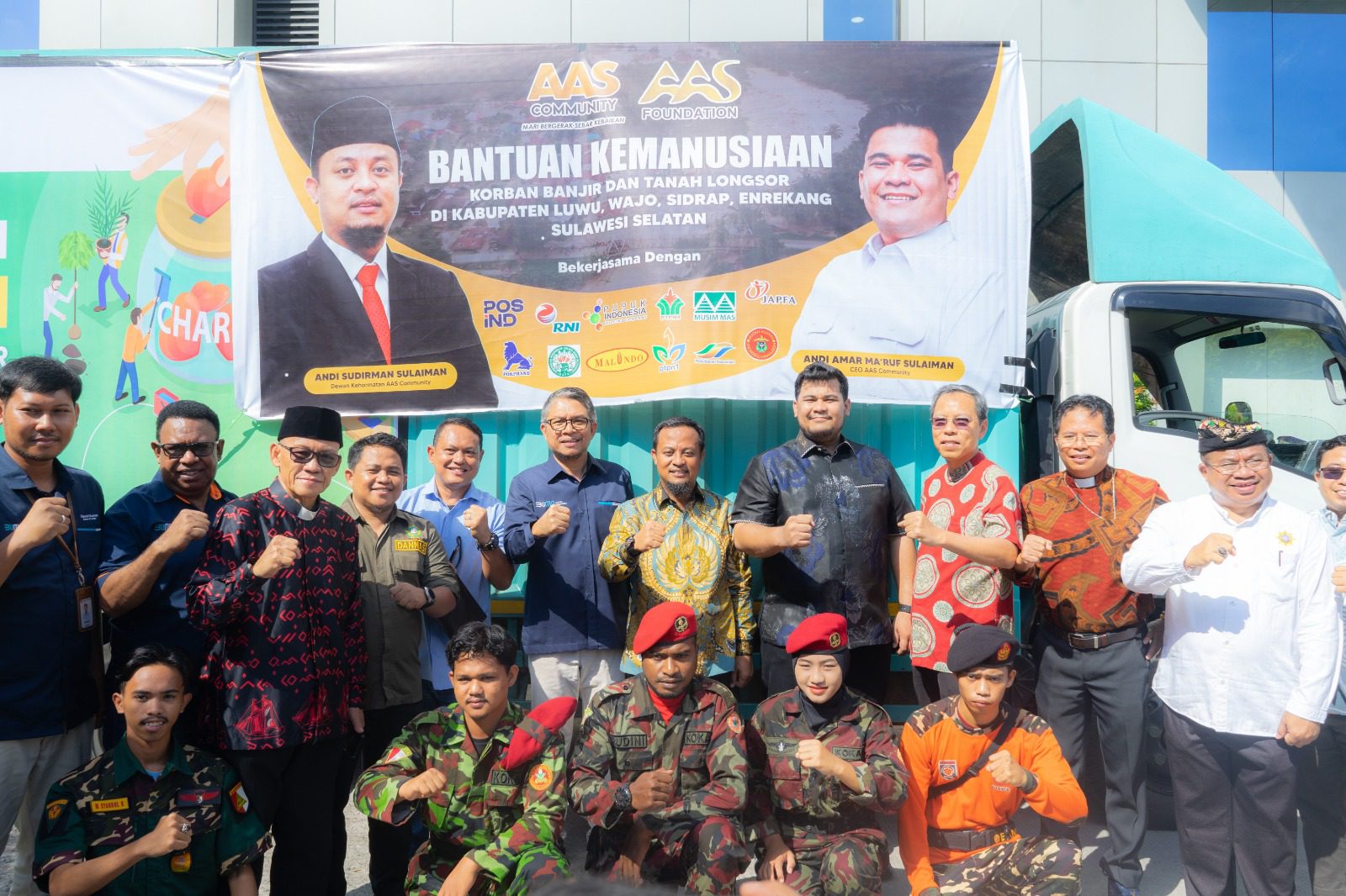 AAS Community Salurkan Rp 6 Miliar Bantuan Kemanusiaan untuk Korban Banjir dan Longsor di Sulsel