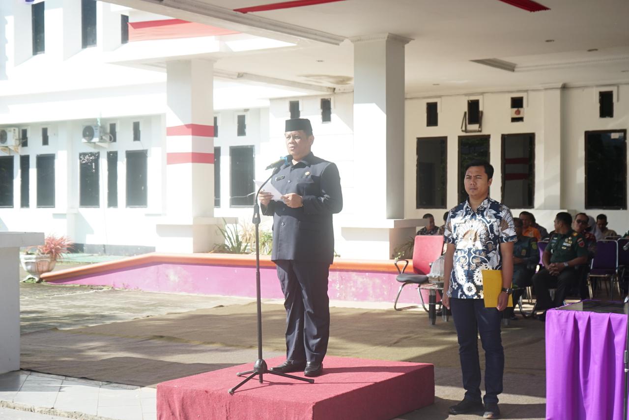 Pj Sekda Pimpin Upacara Hari Otoda di Enrekang