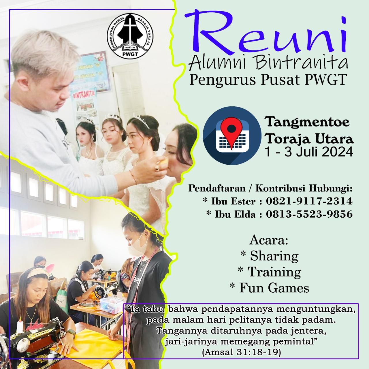 Ayo Ikuti Reuni Alumni Bintranita PP PWGT, Jangan Sampai Ketinggalan 2 Ayo Ikuti Reuni Alumni Bintranita PP PWGT, Jangan Sampai Ketinggalan