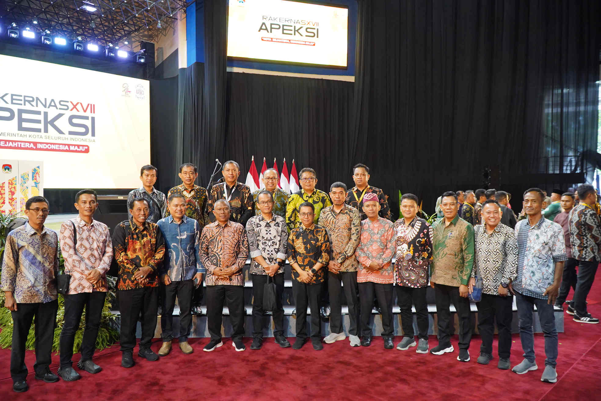 Pj Wali Kota Parepare Hadiri Rakernas Apeksi XVII yang Dibuka Langsung Presiden Joko Widodo