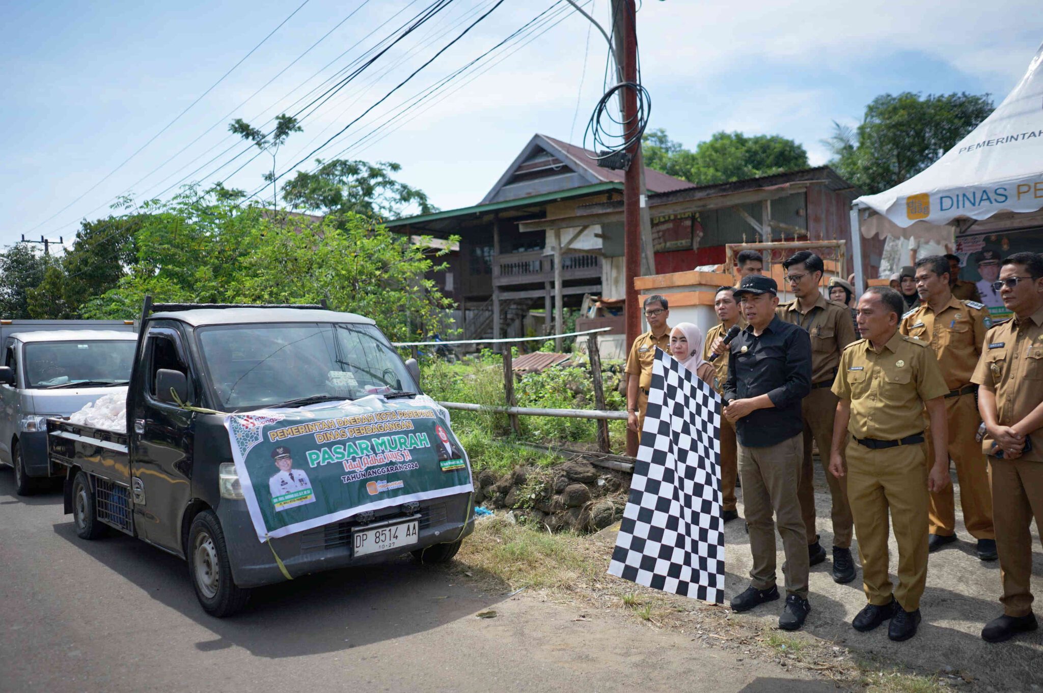 Pj Wali Kota Parepare Lepas Pasar Murah Jelang Hari Raya Idul Adha