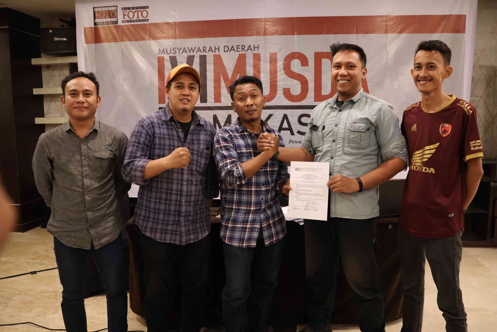 Iqbal-Sanovra Terpilih Aklamasi Pimpin PFI Makassar