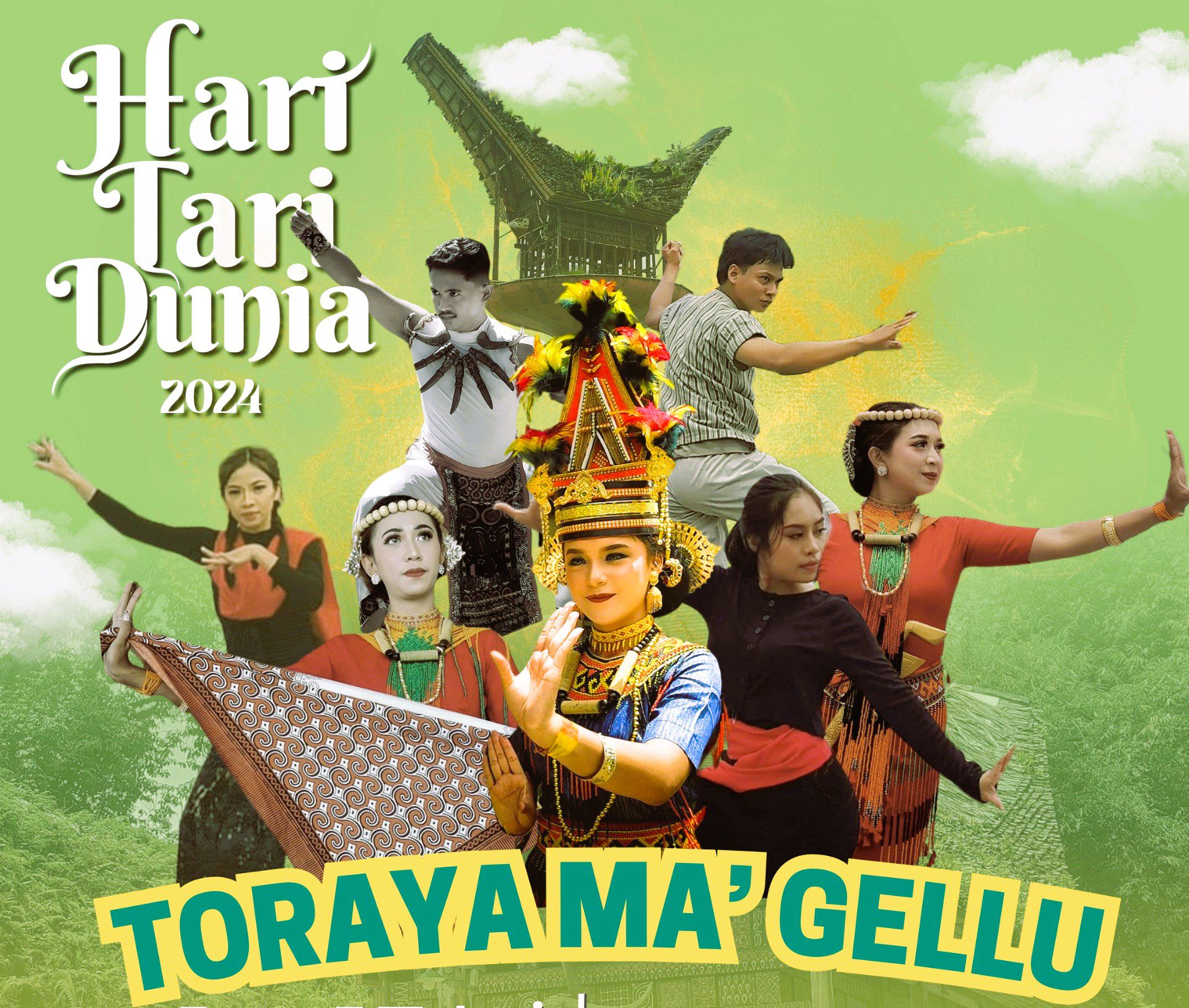 Sejumlah Daerah Bakal Ramaikan Hari Tari Dunia ‘Toraya Ma’Gellu’ 2024 di Buntu Pune