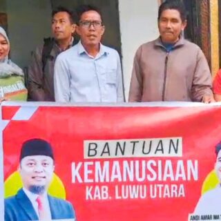 Andalan Sulsel Peduli Salurkan Bantuan Korban Banjir di 3 Desa di Luwu Utara