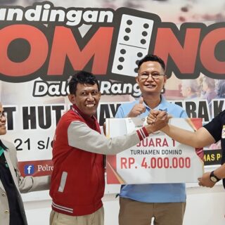 Tim Tallangsura Community Berjaya di Turnamen Domino Kapolres Cup 2 Tana Toraja