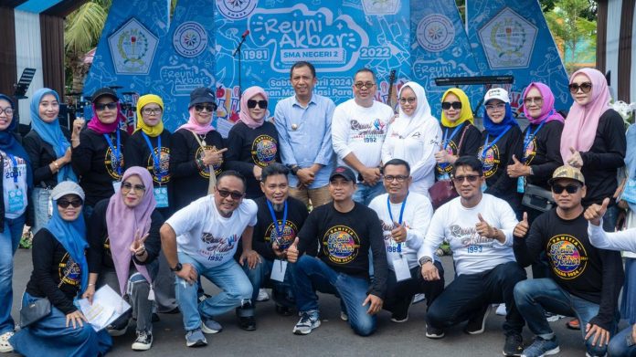 Reuni Akbar Alumni SMAN 2 Parepare, Pj Wali Kota Harap Sinergitas Membangun Daerah