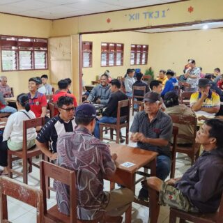 Sambut HUT Bhayangkara ke 78, Polres Tana Toraja Gelar Pertandingan Domino