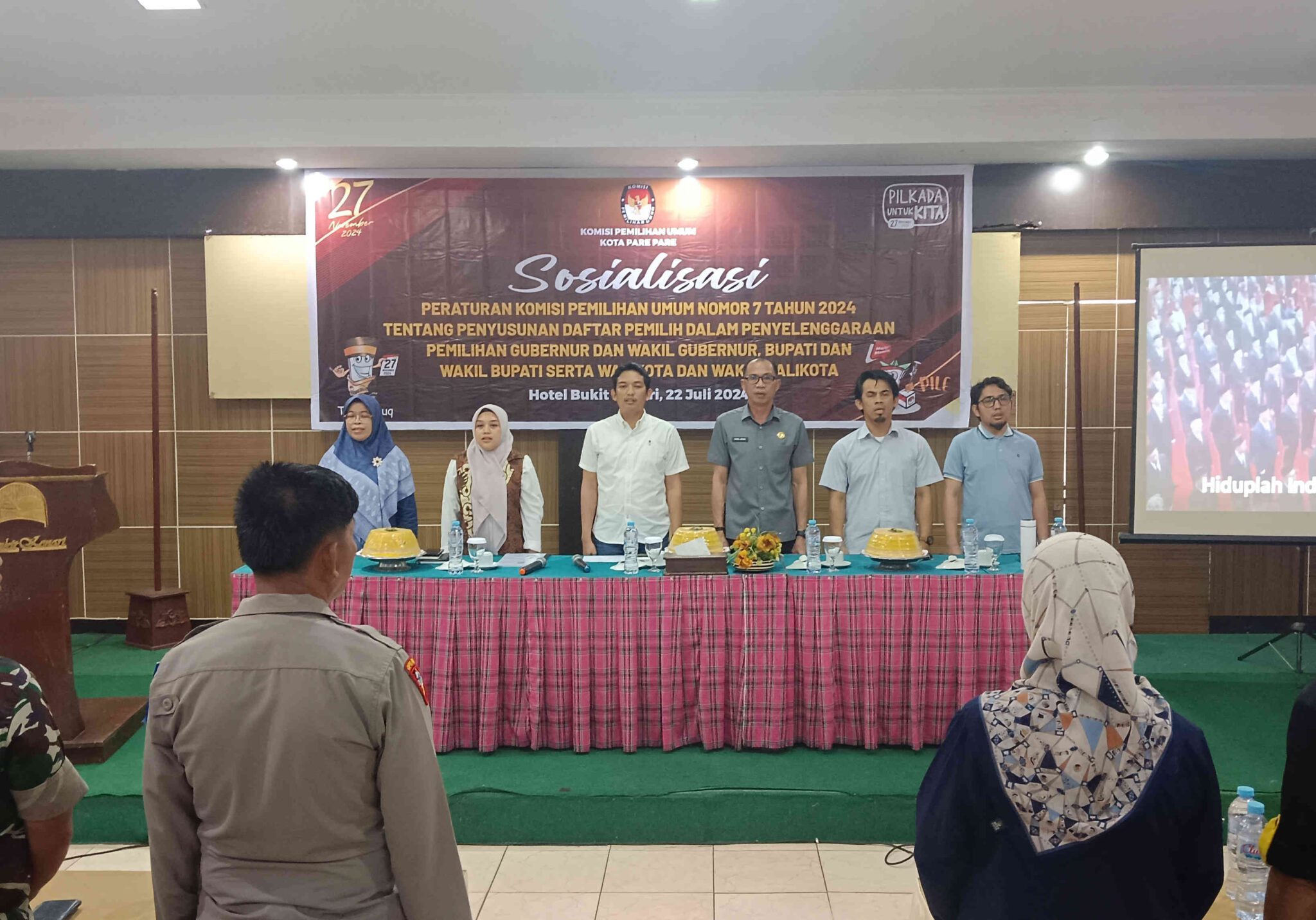 Gandeng Instansi dan Partai Politik, KPU Parepare Gelar Sosialisasi PKPU Nomor 7 Tahun 2024