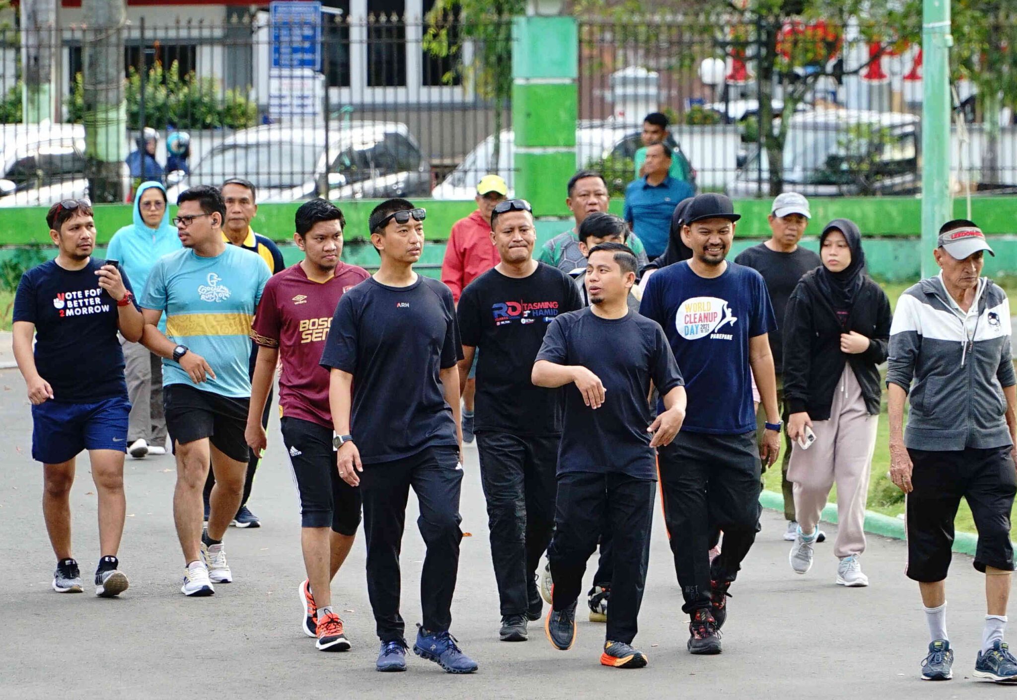 TSM Jogging Bersama Komandan TKN Fanta Prabowo-Gibran