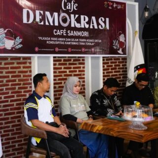 Melalui Cafe Demokrasi, KPU Tana Toraja Sosialisasi Tahapan Pilkada 2024