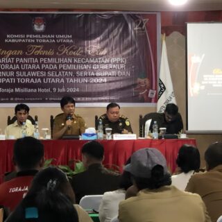 Sekretariat PPK se-Kabupaten Toraja Utara Ikuti Bimtek Kode Etik